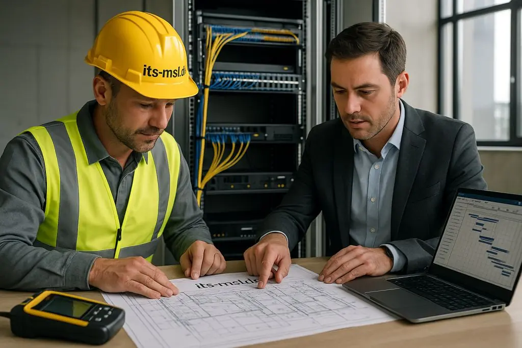 Zusammenarbeit mit einem Elektromeister