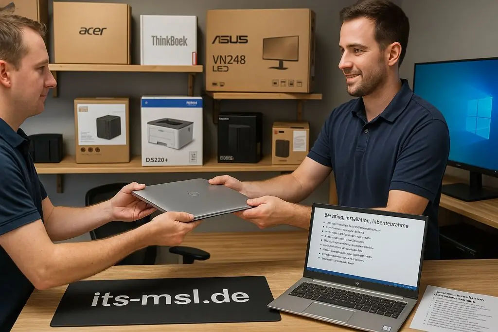 Verkauf und Einrichtung von Computern & Peripherie